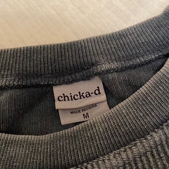 Charlie Southern Lake Weekend Ribbed Crew Neck Riff Raff Size Medium - Picture 3 of 5